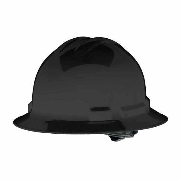 Cordova Ratchet, 4-Point, Duo Safety, Hard Hat, Full Brim, Black H34R7